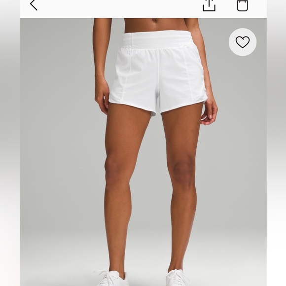lululemon athletica Pants - lululemon athletica White  hotty hot Women Shorts